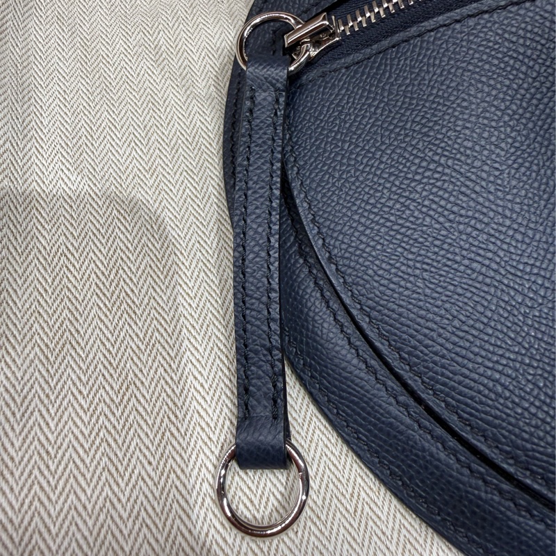 Hermes (2023年購入B刻)98新閒置 Petite Course月亮馬鞍包-2