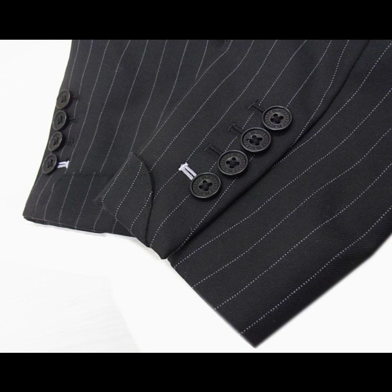 極美品／日本二手／Burberry 男神西裝／Super 100's 超纖細羊毛-6