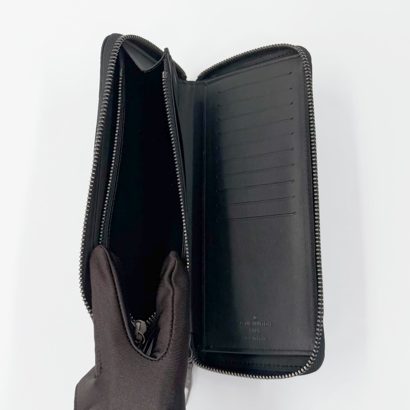 LV Damier Infini 棋盤格壓紋拉鍊長夾🖤 |✨ Wisher惟奢名品✨-8
