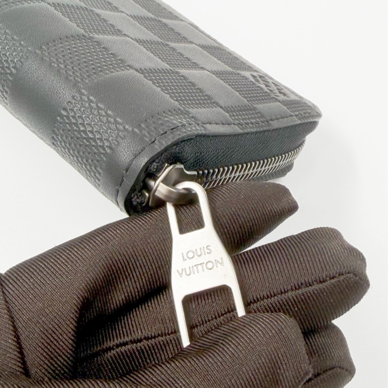 LV Damier Infini 棋盤格壓紋拉鍊長夾🖤 |✨ Wisher惟奢名品✨-13