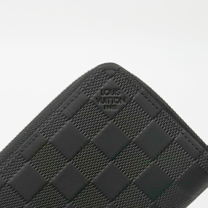 LV Damier Infini 棋盤格壓紋拉鍊長夾🖤 |✨ Wisher惟奢名品✨-15