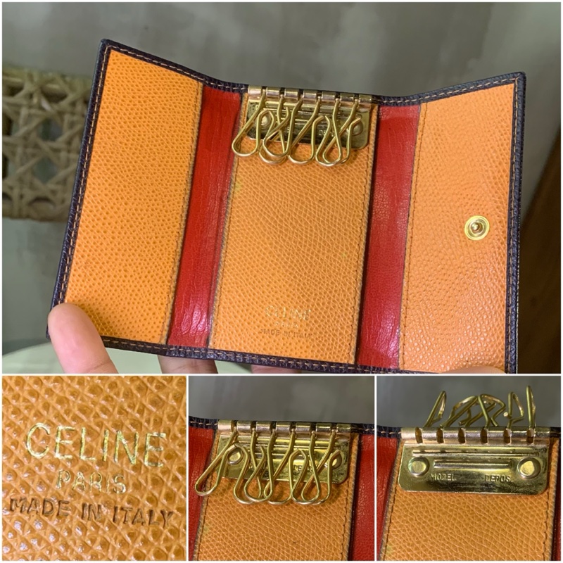 Celine key Bag In Navy 瑟琳深藍鎖匙包-3