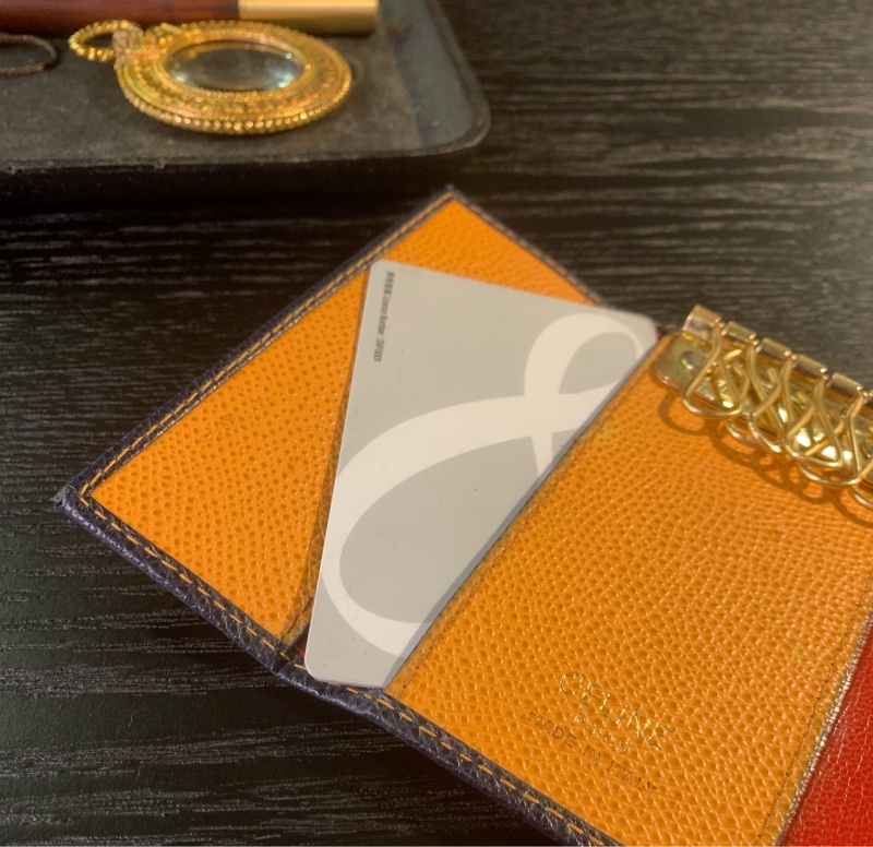 Celine key Bag In Navy 瑟琳深藍鎖匙包-4