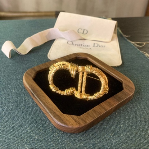 Dior Vintage Gold Brooch