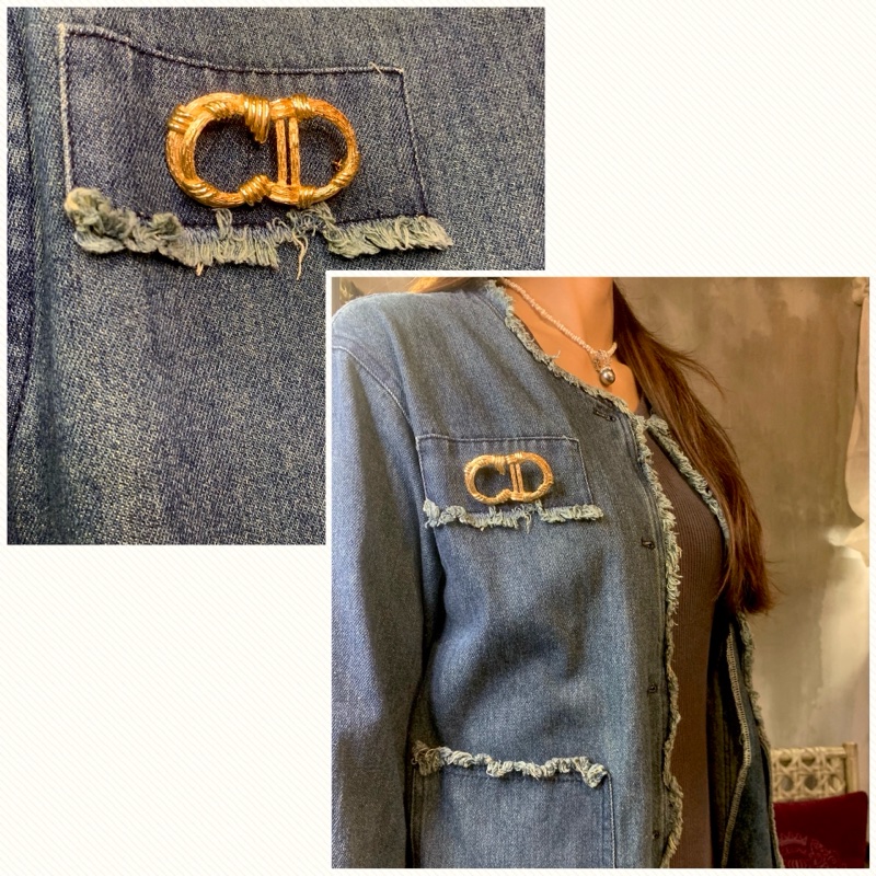 Dior Vintage Gold Brooch-5