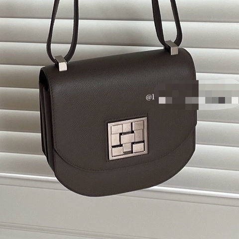 Hermes爱马仕mosaique馬賽克 小號錫器灰 銀扣e皮 D刻 size:17*16*6