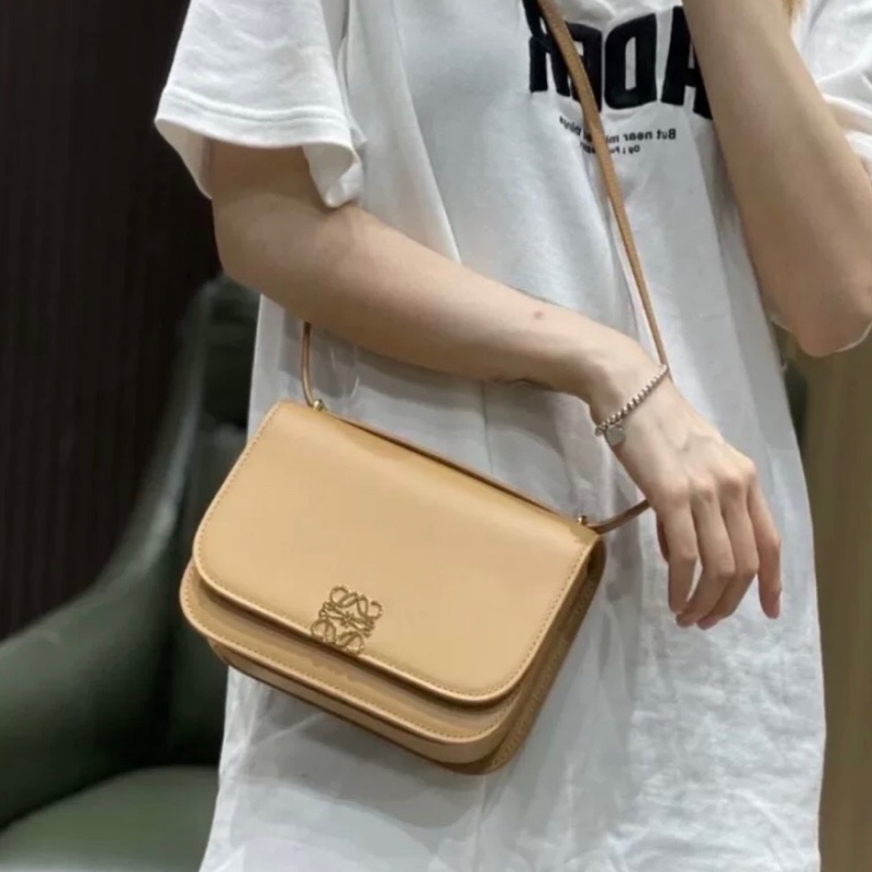 loewe羅意威 goya豆腐包 細膩光面box皮-0