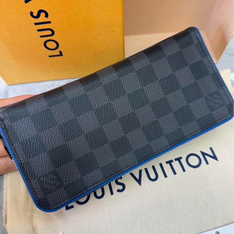 Louis Vuitton 棋盤格長款錢包 尺寸約10x 19🧡-0