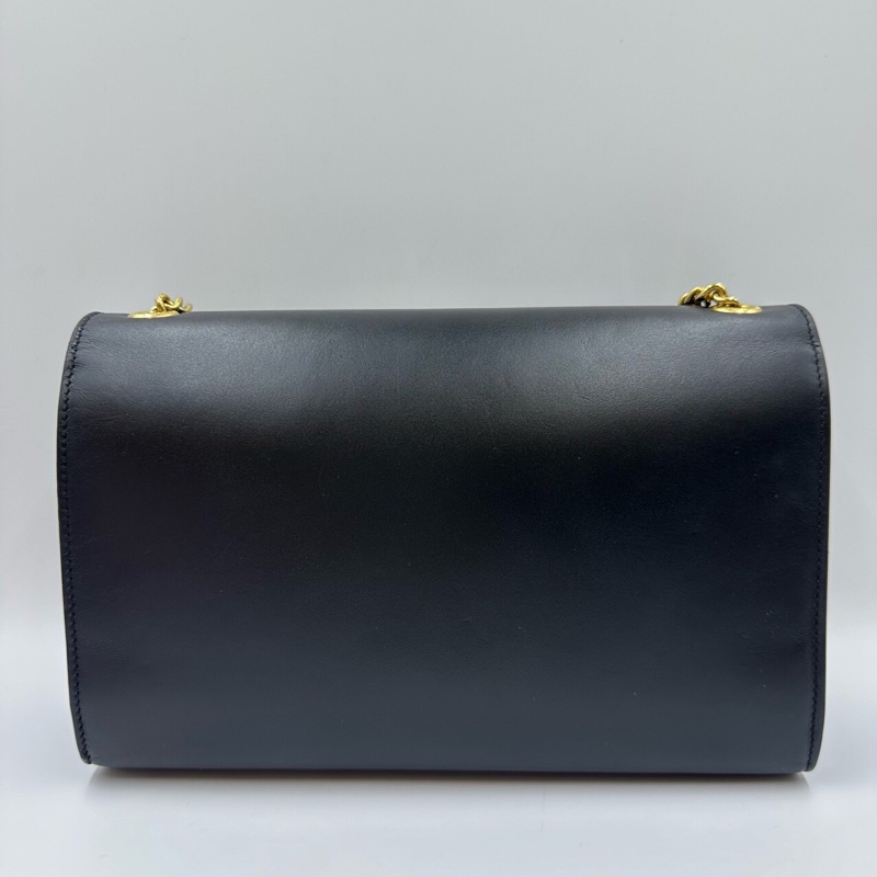 Saint laurent 聖羅蘭 黑金流蘇包中號牛皮 底長26cm-1