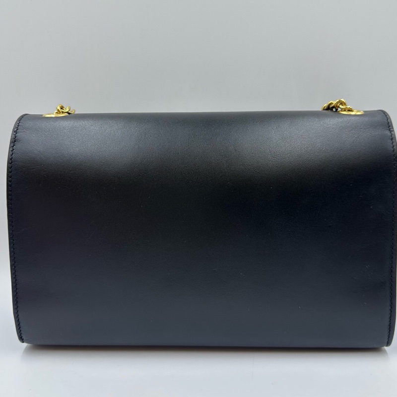 Saint laurent 聖羅蘭 黑金流蘇包中號牛皮 底長26cm-8