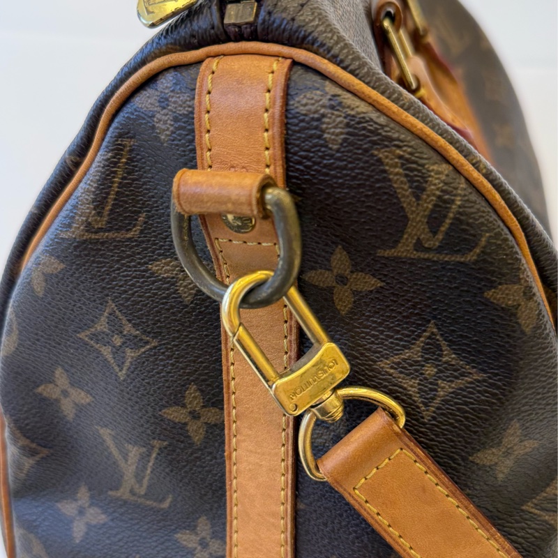 LOUIS VUITTON 路易威登 波士頓30 LV #想買便宜趁現在 粗用也不心疼-8