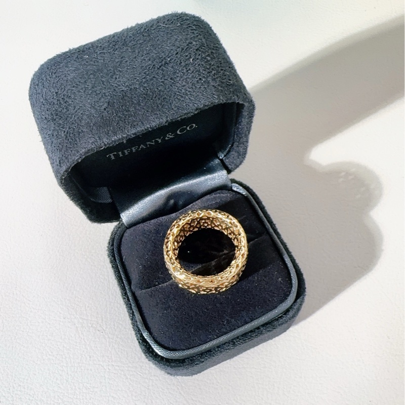 Tiffany蒂芙尼 Paloma's Marrakesh系列 超級限量版18K金鳥巢戒指,尺寸50碼-2