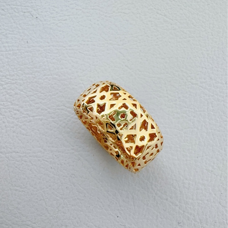 Tiffany蒂芙尼 Paloma's Marrakesh系列 超級限量版18K金鳥巢戒指,尺寸50碼-4