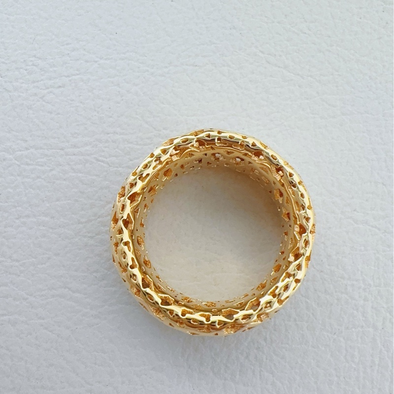 Tiffany蒂芙尼 Paloma's Marrakesh系列 超級限量版18K金鳥巢戒指,尺寸50碼-6