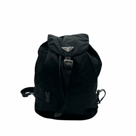 【美收精品】PRADA黑色後背包 C-506【隔月月中將轉賣至日本 上架期限30天】