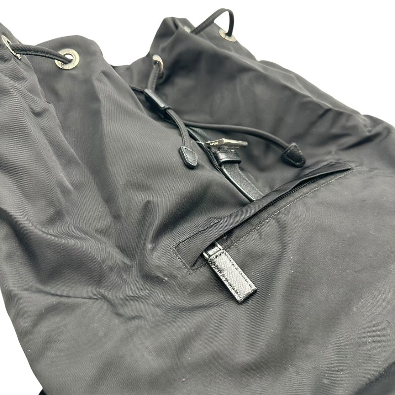 【美收精品】PRADA黑色後背包 C-506【隔月月中將轉賣至日本 上架期限30天】-13