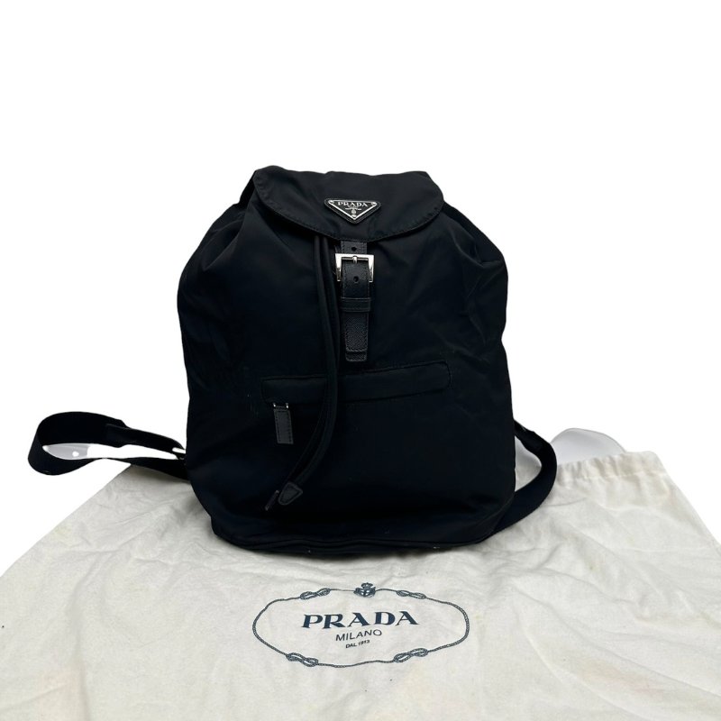 【美收精品】PRADA黑色後背包 C-506【隔月月中將轉賣至日本 上架期限30天】-15