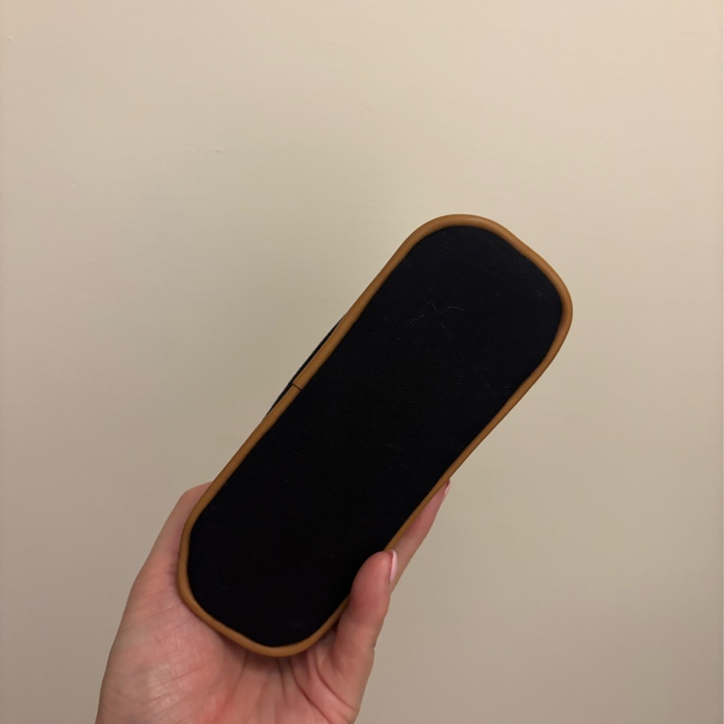 現貨商品 全新商品 台灣購證 Hermes 經典黑色H帆布迷你化妝包-3