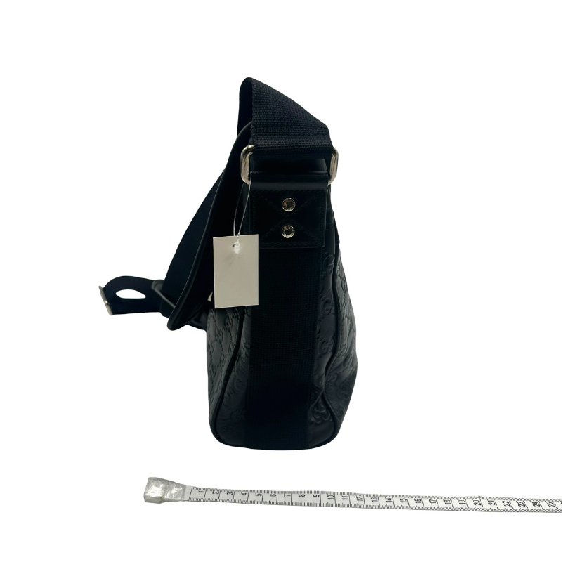 【美收精品】Gucci 黑色皮革肩背包 C-507【隔月月中將轉賣至日本 上架期限30天】-15