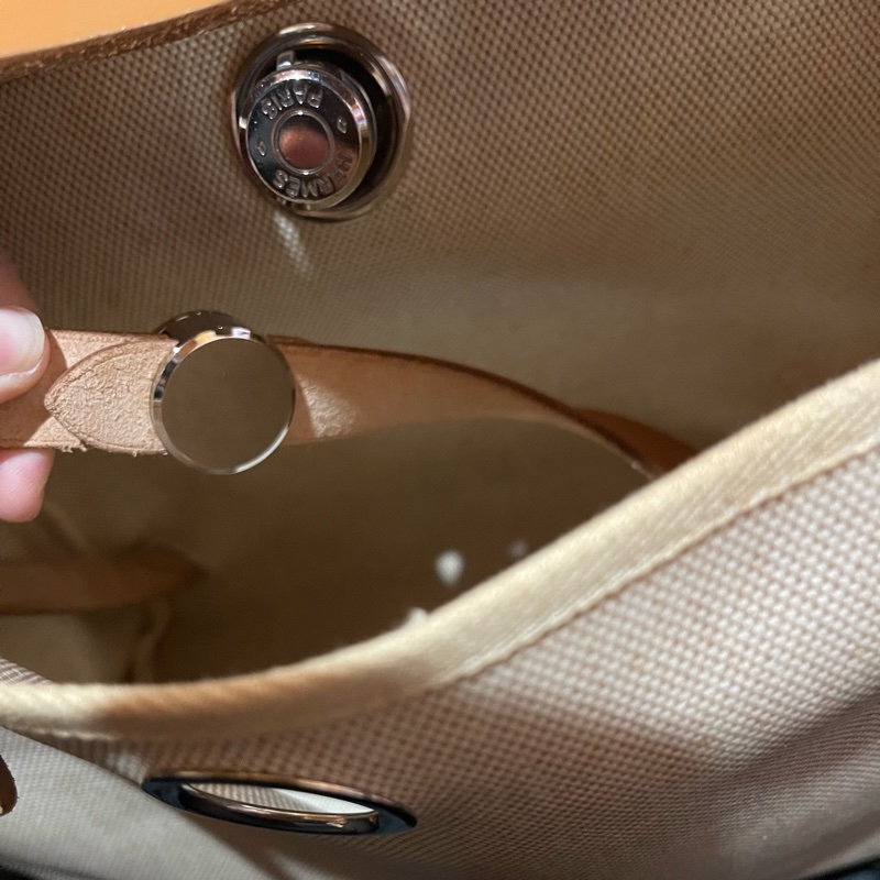 Hermès Herbag31愛馬仕後背包 口B刻 銀扣駝棕色-16