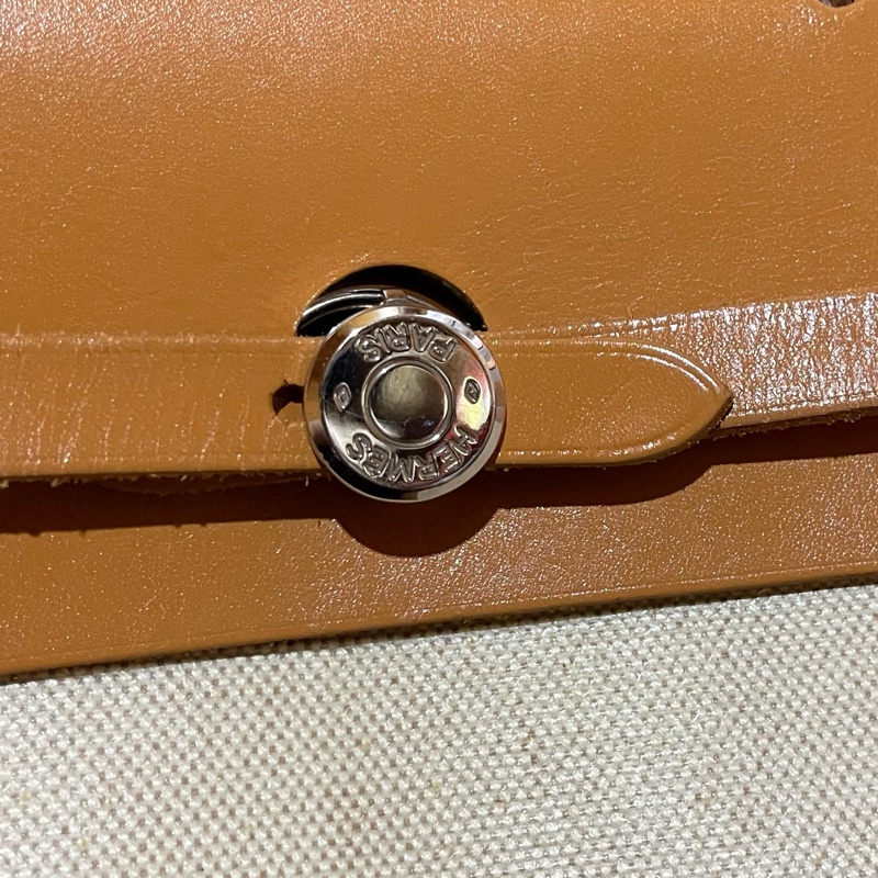 Hermès Herbag31愛馬仕後背包 口B刻 銀扣駝棕色-21