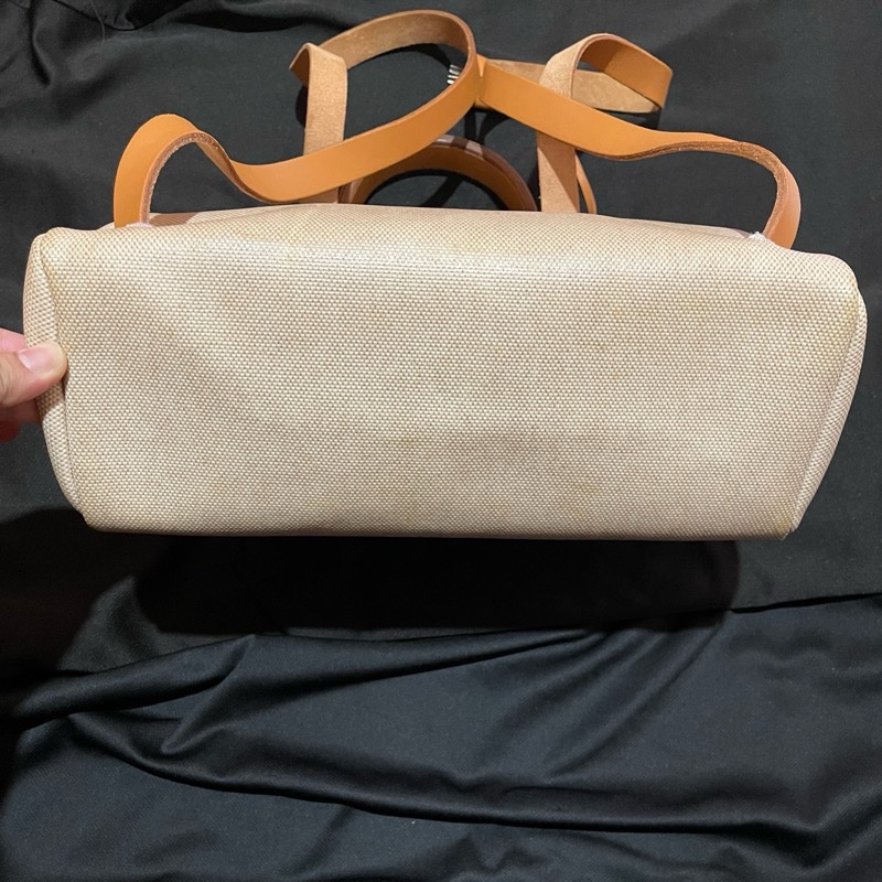 Hermès Herbag31愛馬仕後背包 口B刻 銀扣駝棕色-28