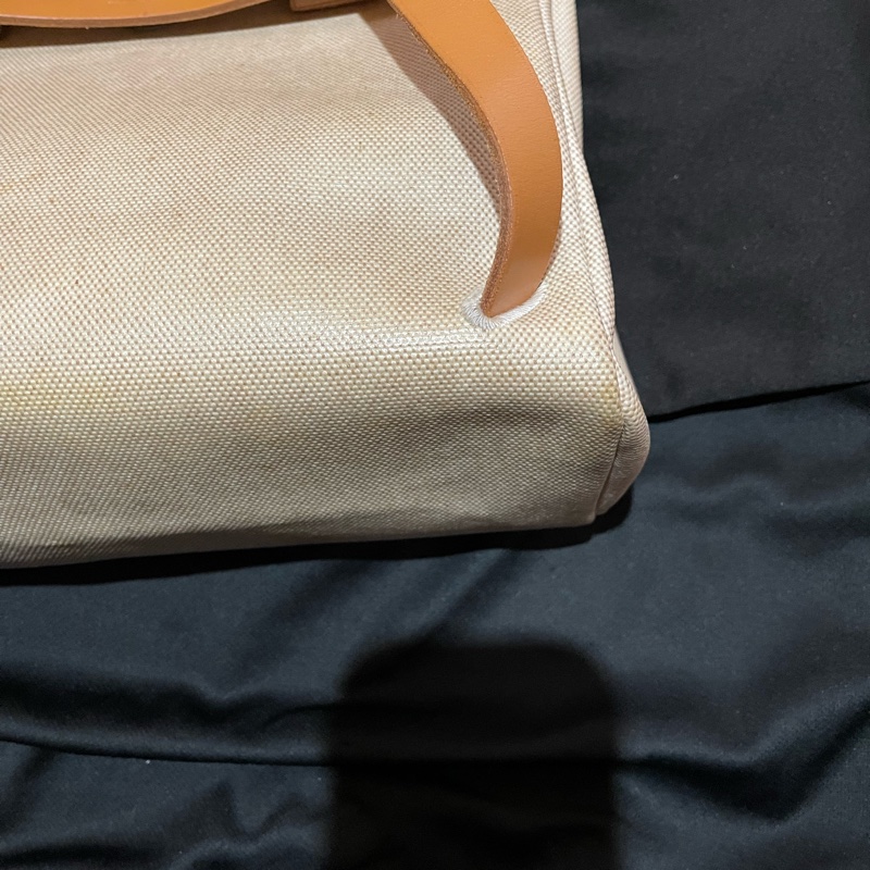 Hermès Herbag31愛馬仕後背包 口B刻 銀扣駝棕色-40