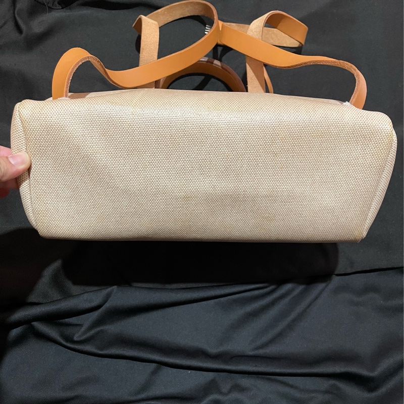 Hermès Herbag31愛馬仕後背包 口B刻 銀扣駝棕色-42