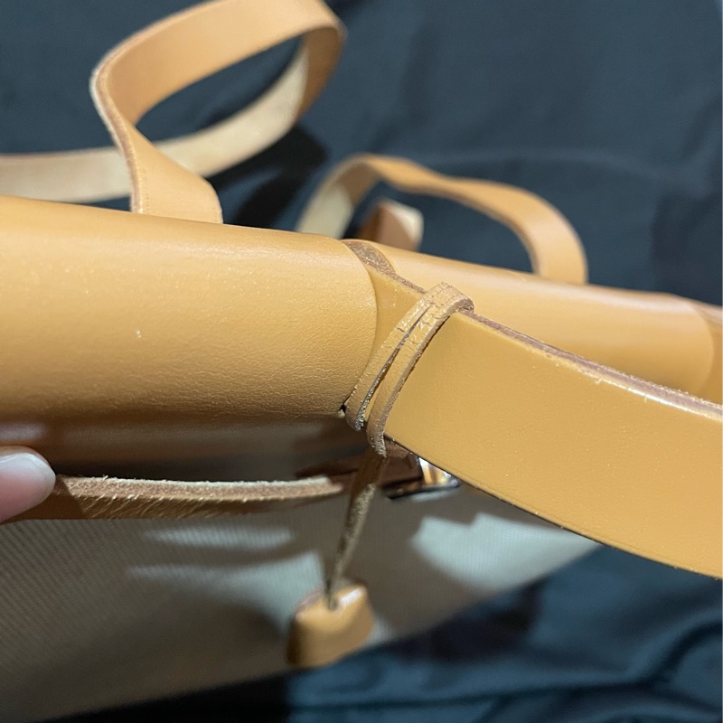 Hermès Herbag31愛馬仕後背包 口B刻 銀扣駝棕色-50