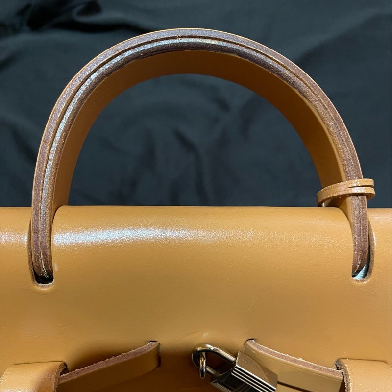 Hermès Herbag31愛馬仕後背包 口B刻 銀扣駝棕色-57