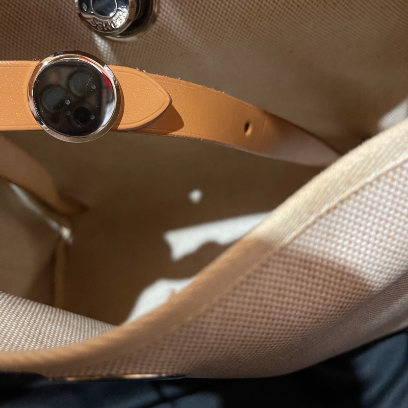 Hermès Herbag31愛馬仕後背包 口B刻 銀扣駝棕色-74