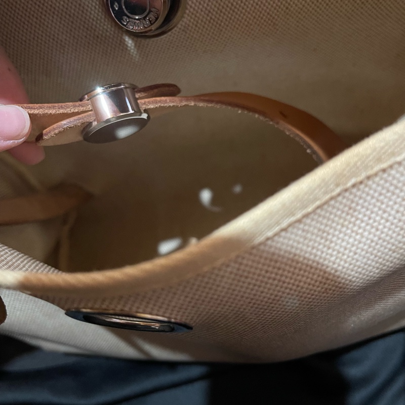 Hermès Herbag31愛馬仕後背包 口B刻 銀扣駝棕色-77