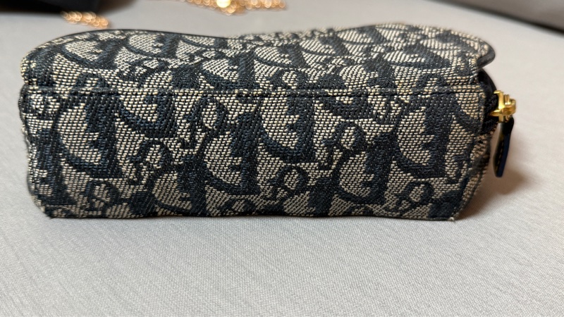 Dior mini馬鞍包 老花 帆布-8