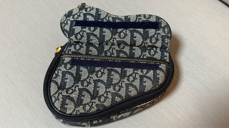 Dior mini馬鞍包 老花 帆布-12