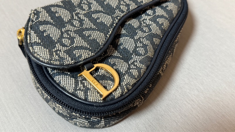Dior mini馬鞍包 老花 帆布-16