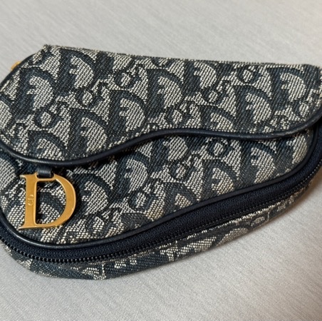 Dior mini馬鞍包 老花 帆布-17