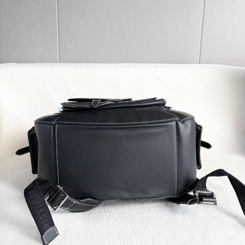 Dior Gallop馬鞍後背包 黑色 磨砂銀扣 31*41*15 99新配件說明書 保卡 塵袋-8