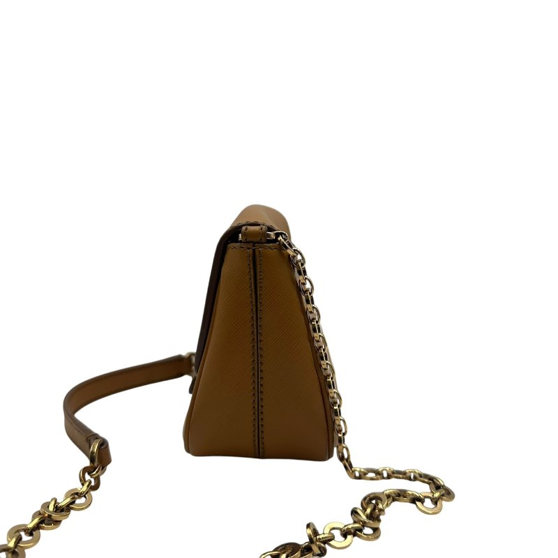 【美收精品】Ferragamo 黃色皮革肩背包C-508【隔月月中將轉賣至日本 上架期限30天】-2