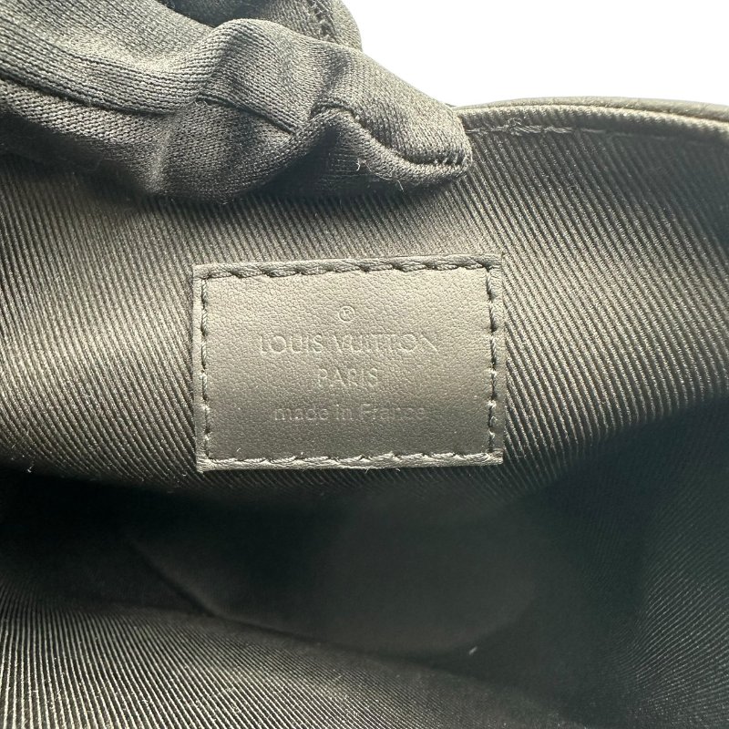 【美收精品】LOUIS VUITTON 黑色皮革肩背包 C-510【隔月月中將轉賣至日本 上架期限30天】-8