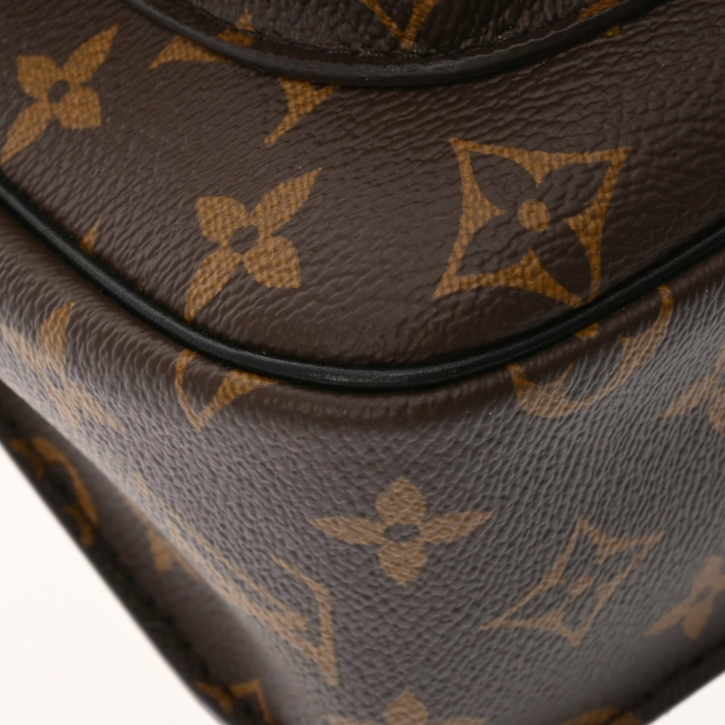 路易威登 (LOUIS VUITTON) Monogram Passy棕色女士帆布肩背包 A級二手 Ginzo-7