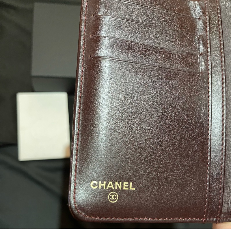Chanel 香奈兒 19開金釦黑荔枝牛皮中夾-5