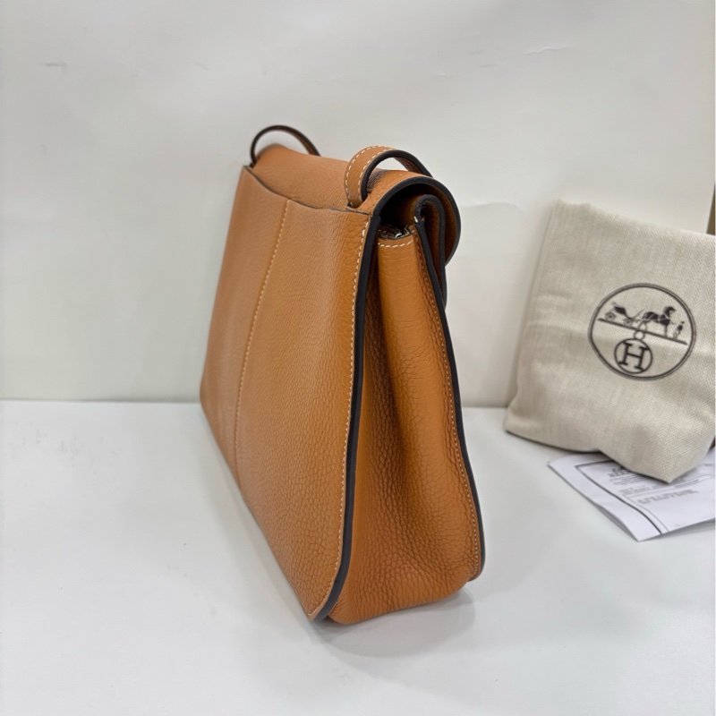 Hermes 愛馬仕 halzan31 toffee太妃金銀扣 A刻 有購證-2