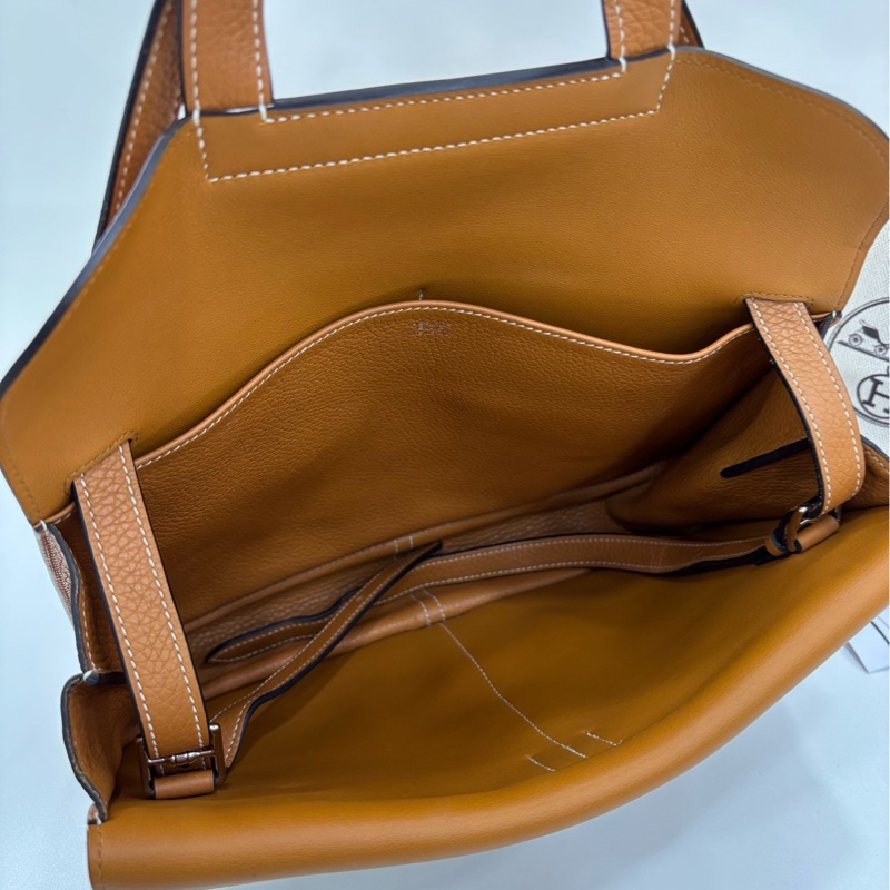 Hermes 愛馬仕 halzan31 toffee太妃金銀扣 A刻 有購證-7
