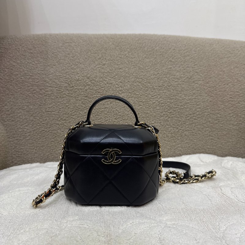 中古 Chanel 香奈兒 2020年代 CC 化妝箱手提包/斜背包-0