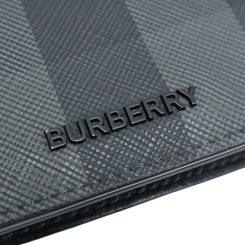 黑色牛皮 卡夾 名片夾【BURBERRY 巴寶莉】 80702041-8