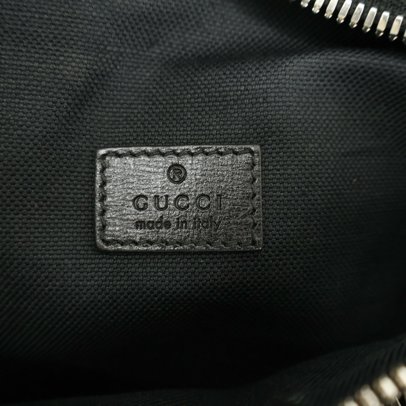 黑色 GG Supreme帆布 腰包【GUCCI 古馳】 733240-3