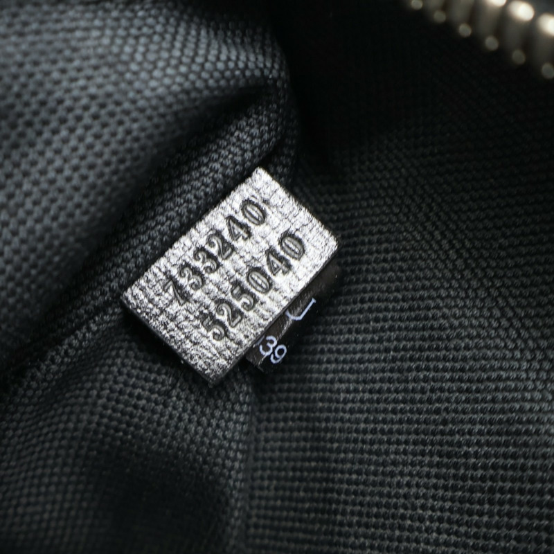 黑色 GG Supreme帆布 腰包【GUCCI 古馳】 733240-4