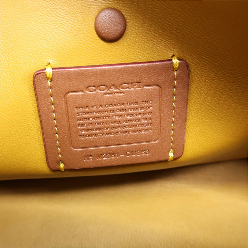 白色 牛皮 兩用包【COACH 寇馳】 CU863-6