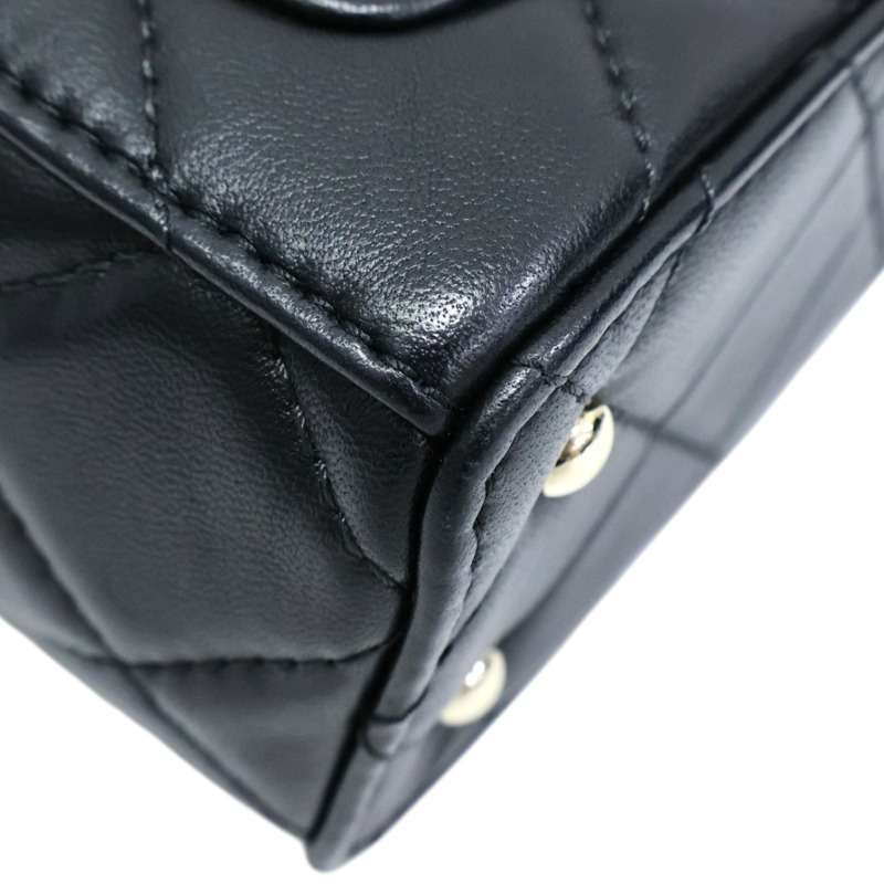黑色羊皮 Vanity 鍊帶 肩背包【CHANEL 香奈兒】 AS2877-11