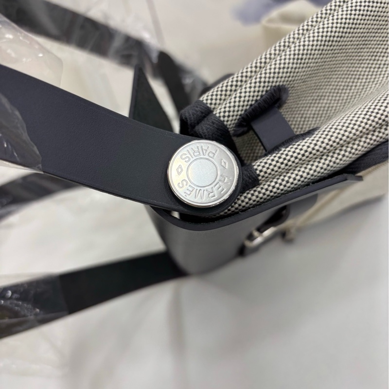 Hermes 愛馬仕 mini herbag 石墨灰熊貓 全新 K刻-8